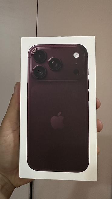 IPhone 18 Pro, Новый, 256 ГБ, Бордовый, Кабель, 100 %