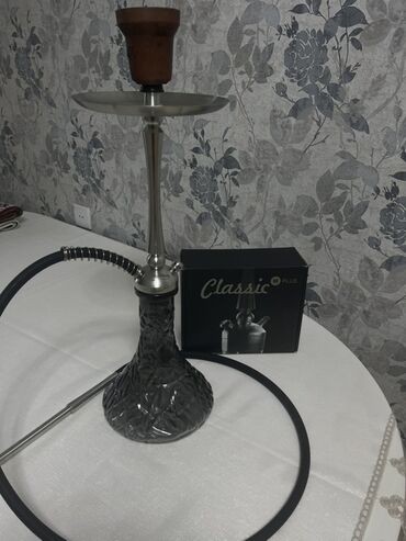 Qəlyan, vayp və aksesuarları: Məhsul: MattPear Classic M Plus nargilə seti Təsvir: - Brend
