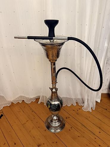 şərq kostyumları: Nargilə (şişəli, metal oymalı klassik model) - Material: cilalanmış — 1