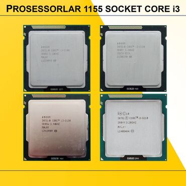 notebook ehtiyat hisseleri: Prosessor Intel Core i3 Prosessorlar “LGA 1155 İntel Core i3”, 4 nüvə, İşlənmiş