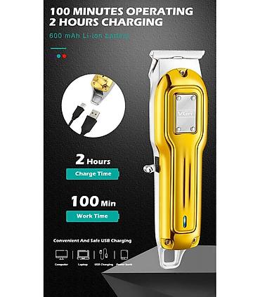 sac ucun moyka: Trimmer VGR 919 - 600mAh / 100 Dəqiqə / 1 Sürət 5500RPM / Cord/Cordles — 6
