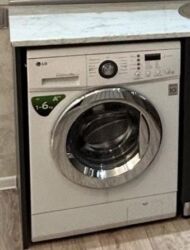 купить стиральную машину бу: Стиральная машина LG, 6 кг, Б/у, Автомат