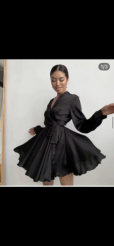 ideal helanke: Valentino haljina od svile – crna - Model: elegantna wrap/suknja na — 1