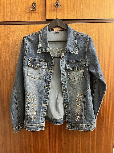 Jeans jaket😍Heç bir problemi yoxdur.Razmer:S✅ lalafo.az -da Jeans jaket😍Heç bir problemi yoxdur.Razmer:S✅