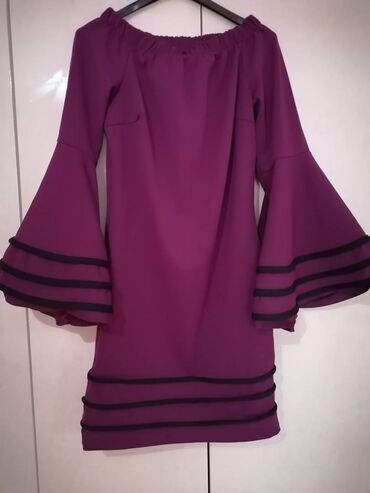 sljokicave haljine: M (EU 38), color - Purple, Evening, Long sleeves