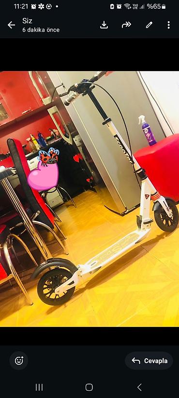 scooter samokatlar: Şəhərdaxili hərəkət üçün rahat və yığcam skuter 90kilo gotur - Tip — 2