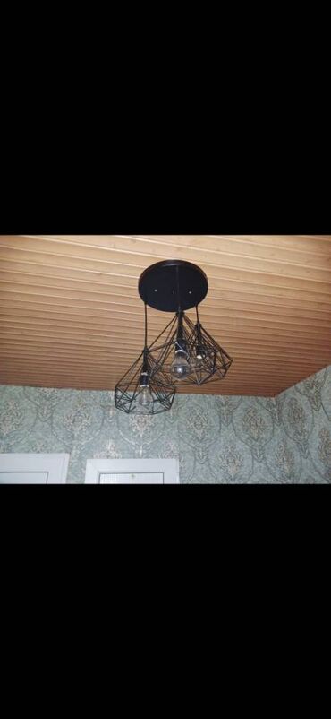 ультрафиолетовая лампа: Çılçıraq, 3 lampa, Metal