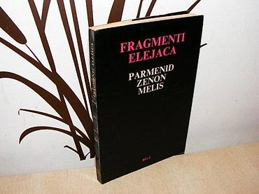 velika gitara: FRAGMENTI ELEJACA - Parmenid Zenon MelisAutori : PARMENID ; ZENON ; — 1