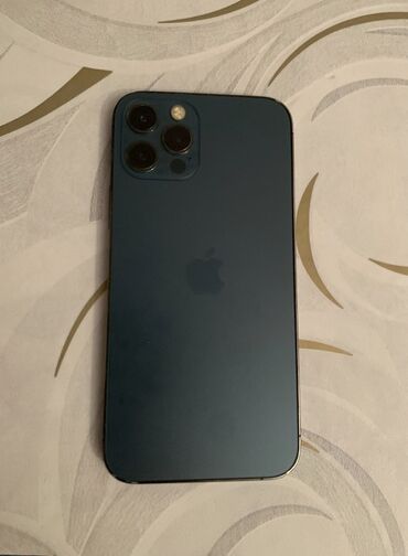 экран телефона флай: IPhone 12 Pro, Pacific Blue, Face ID