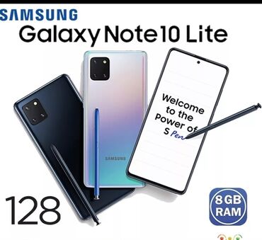 samsung galaxy not 9: Samsung Note 10 Lite, Б/у, 128 ГБ, цвет - Черный, 2 SIM