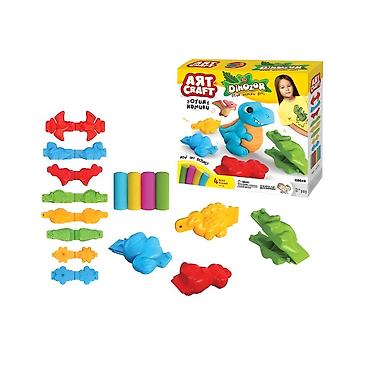 igracke farma: ArtCraft Testo za igru – 3D Dinosaurusi, 200 g (šifra: 035490-10-100) — 2