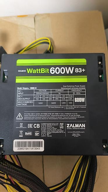 ddr 4 4gb: Блок питания, Б/у, 600 Вт, 600 Вт — 1