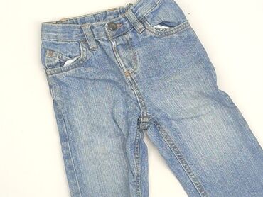 jeans biker: Denim pants, George, 12-18 months, condition - Very good