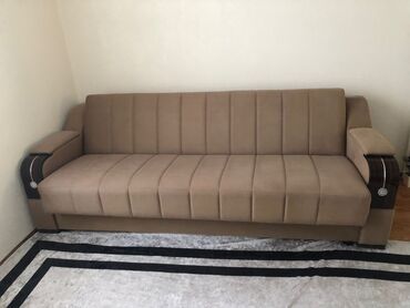 dvosed i trosed: Three-seat sofas, Textile, color - Beige, New