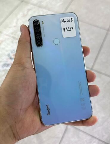 головка зарядки: Xiaomi, Redmi Note 8, Колдонулган, 128 ГБ, 2 SIM