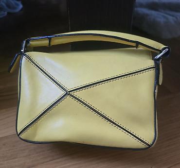 Torbe: LOEWE mini puzzle satchel žuta torba. Nosi se u ruci, vintage model — 3