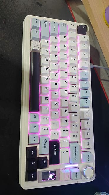 ducky one: Клавиатура, Aula, Механическая, Bluetooth подключение, Размер: 75% — 3