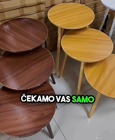 jysk cipelarnik: Set od 3 pomoćna/klub stolića – moderni nordijski dizajn - Pakovanje — 7