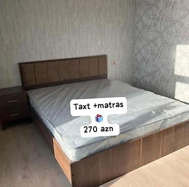 Çarpayılar: Yeni, İkinəfərlik çarpayı, Bazalı, Matras ilə, Siyirməsiz, Azərbaycan — 15