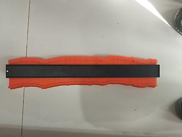 plastik qab: Kontur kalibri (şablon ölçü aləti) - Material: Sıx plastik — 1