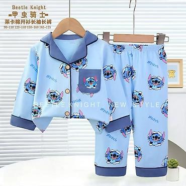 Uşaqlar üçün digər geyimlər: Uşaq pijama dəsti – Beetle Knight New Style 1yawdan 12yawa kimi - İki — 4