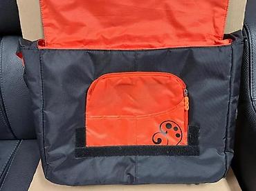 Futrole i torbe za laptopove: Torba za rame (messenger) – crno-narandžasta - Moderan dizajn sa — 5