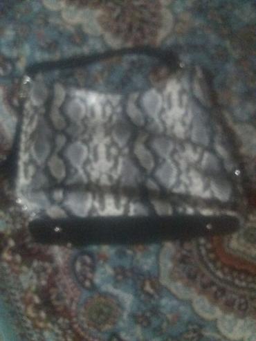 Шопперы: Женская сумка-шоппер с принтом под змеиную кожу + съемный внутренний — 11