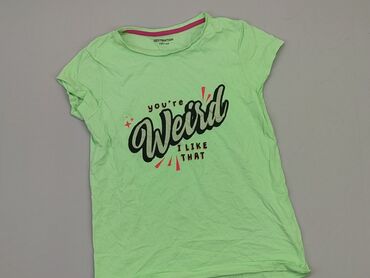 zielona koszula satynowa: T-shirt, Destination, 14 years, 158-164 cm, condition - Good