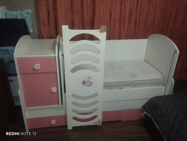 Uşaq geyimi və ayaqqabıları: Кровать С Матрасом Uşaq çarpayısı – kombinə edilmiş modul - Rəng