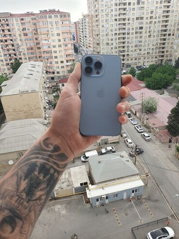 bərdə telefon: IPhone 13 Pro, 128 GB, Mavi, Zəmanət
