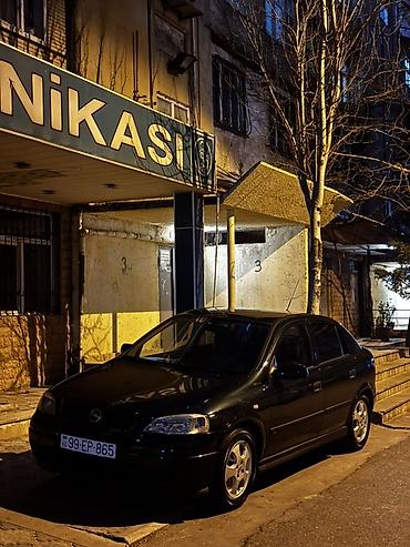 opel astra motor: Opel Astra G sedan - Kuzov: 4 qapılı sedan, tünd yaşıl rəng - — 2