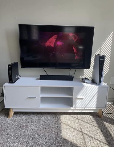 Sifarişlə TV stendlər: Siyirməsiz, Polkalı, Mat laminat, Türkiyə, Zəmanətli, Kredit var — 28