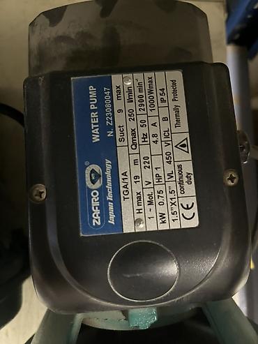 pump: Центробежный водяной насос ZAFIRO TGA/1A (Japan Technology) — 2