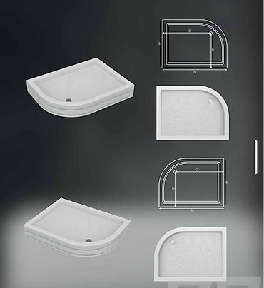Duş kabinası üçün kvadrat-əsaslı, künc quraşdırmaya uyğun duş ləyəni lalafo.az -da Duş kabinası üçün kvadrat-əsaslı, künc quraşdırmaya uyğun duş ləyəni