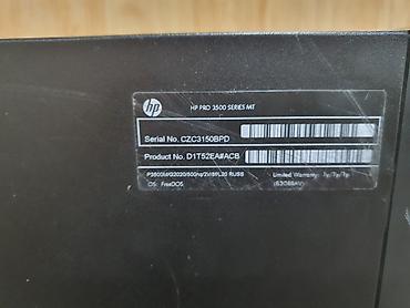 komputer satisi: Hp pro 3500 MT kompyuter. Yalnız keys satılır. Təzə format olunub — 5