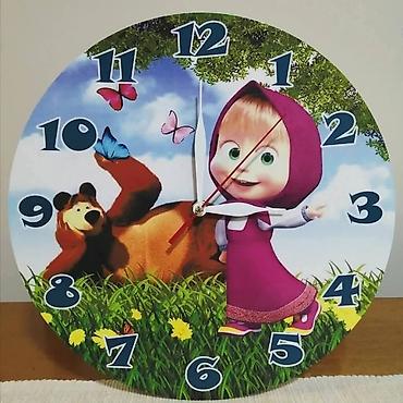 Satovi za kuću: Ima vise velicina. Okrugli 28,5 cm. precnik 2500 din. 27x35 cm.2400 — 16