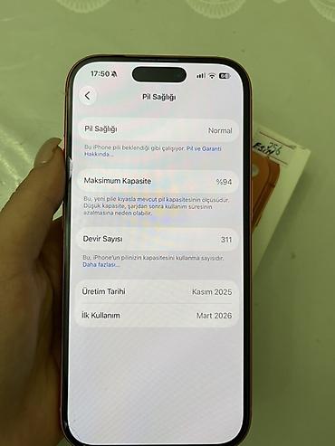 iphone 17 pro silver: IPhone 17 Pro, 256 GB, Narıncı — 4