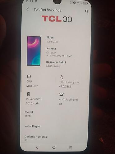 philips xenium x530: Alcatel 64 GB, rəng - Mavi, İki sim kartlı — 3