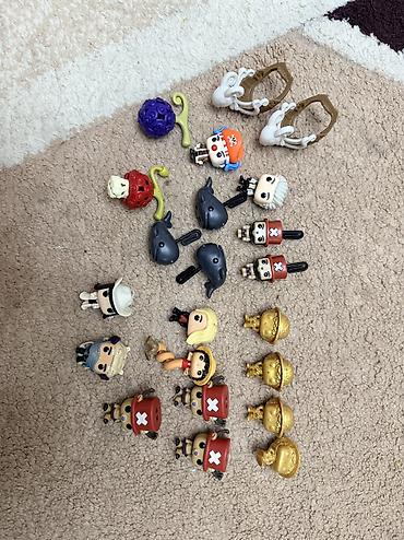 лабубу брелок: One piece фигурки kinder joy Санджи 400 Вапол, фрукты по 200 — 2