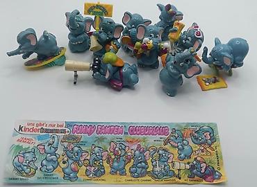 kinder oyuncaqlari: Kinder Surprise Funny Fanten im Cluburlaub Komplekt + Original Vərəq | — 1