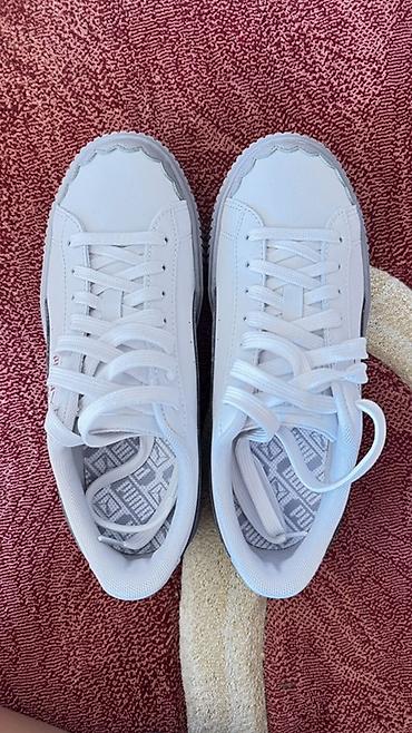 bask: Кроссовки, 37, Puma, Новый, цвет - Белый — 2