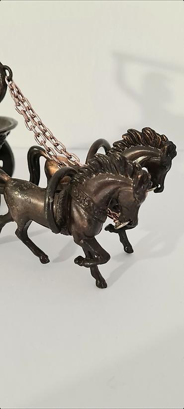 Figure: ▪︎ Prodajem staru dekorativnu metalnu (bronza) figuru-rimski ratnik u — 5