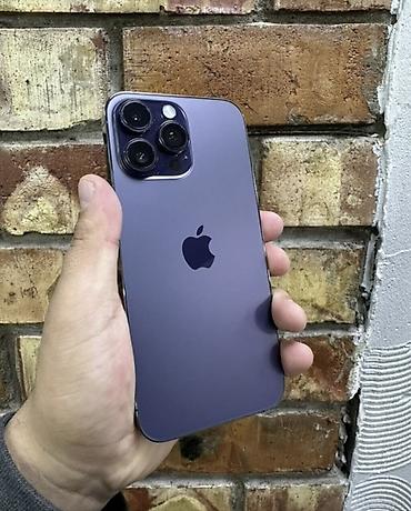 legion y700: IPhone 14 Pro, Б/у, 256 ГБ, Deep Purple, Зарядное устройство, Защитное стекло, Чехол, 74 % — 1