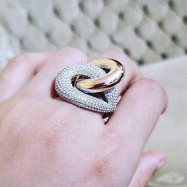 qizil mirvari: Toy, Üzük, Swarovski, Sarı qızıl, 585 Əyar — 2