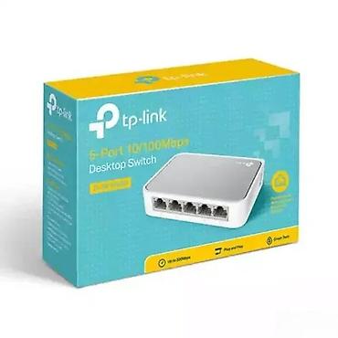 Modemi, ruteri i mrežni uređaji: TP-Link LS1005 – 5-portni 10/100 Mb/s desktop mrežni svič - 5 Fast — 3
