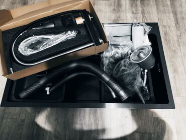 нержавеющие столы: Кухонная мойка, Врезной способ установки, Материал: Металл, Размер: 75 x 45 см