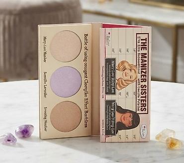 torbe b: The Balm – The Manizer Sisters paleta za osvetljavanje lica. - Trio — 1