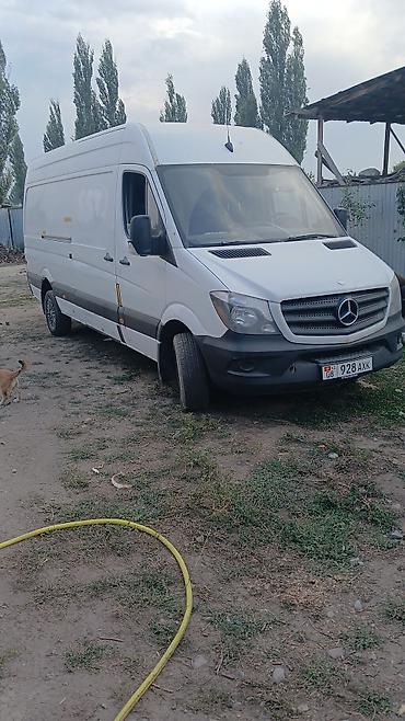 мото пило: Mercedes-Benz Sprinter фургон, длинная база, высокий крыша. Белый — 8