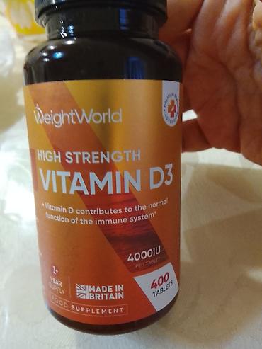 Məhsul: WeightWorld High Strength Vitamin D3 - Formul: D vitamini D3
