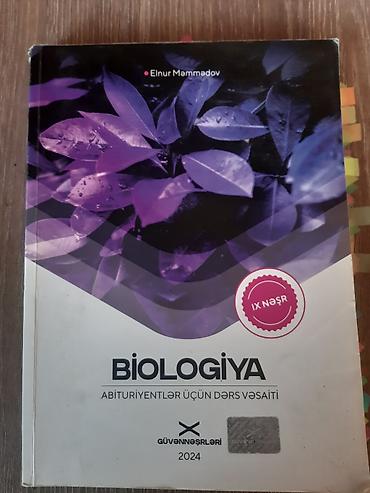 Книги и журналы: BİOLOGİYA vəsaiti 10 manat Anlayışlı izah içi təmizdir 2024 ci iki — 2